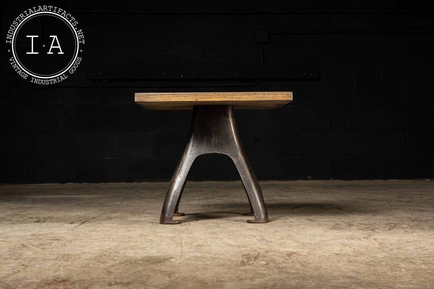 Butcher Block Industrial Coffee Table