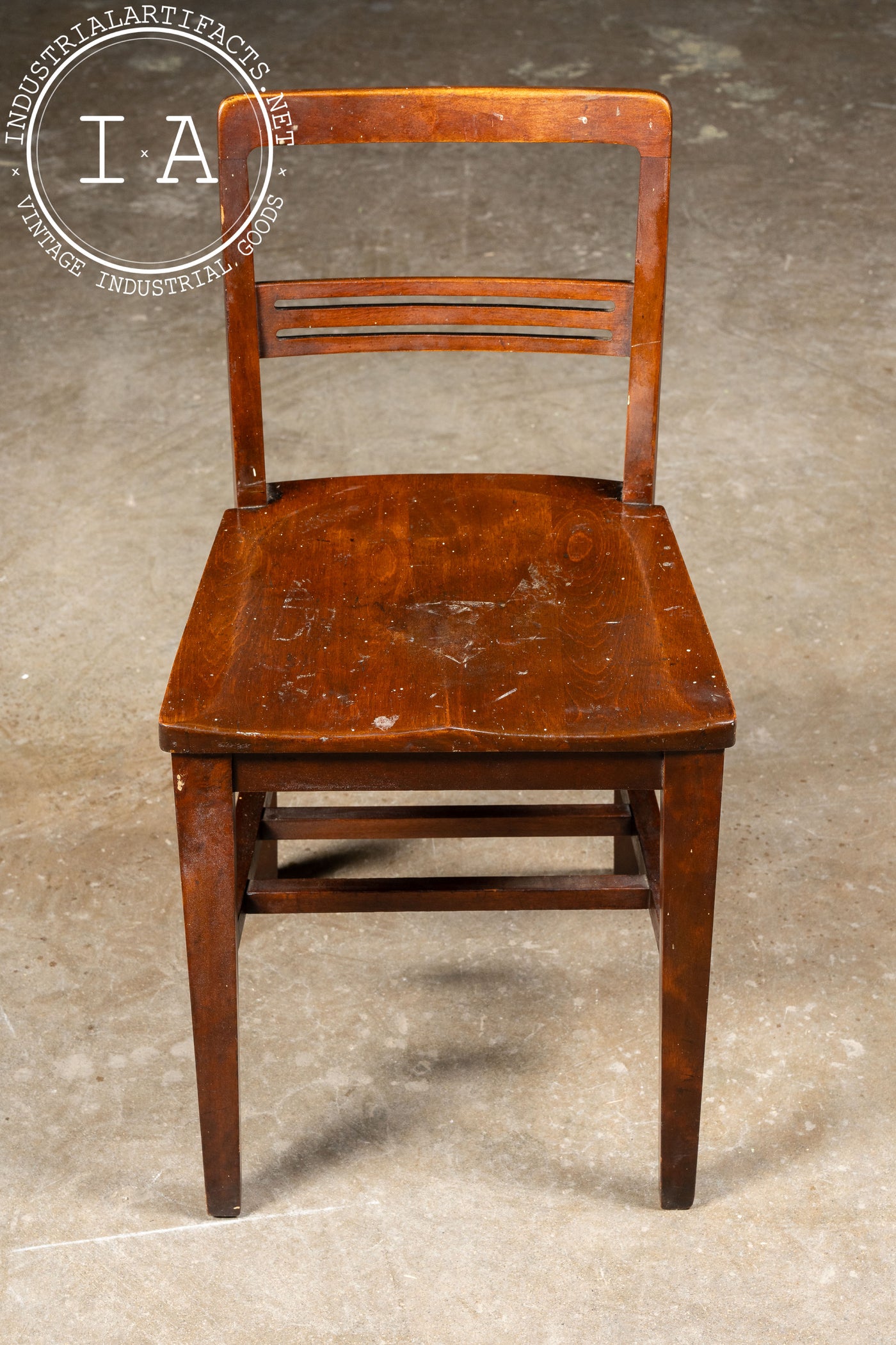 Early 20th Century Oak Children's School Chair