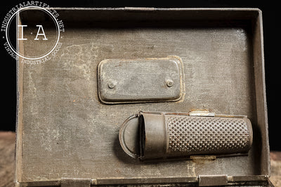 Antique Spice Tin Box with Grater
