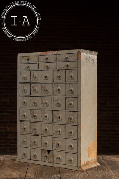 Late 19th Century Munyons Homeopathic Remedies Apothecary Cabinet