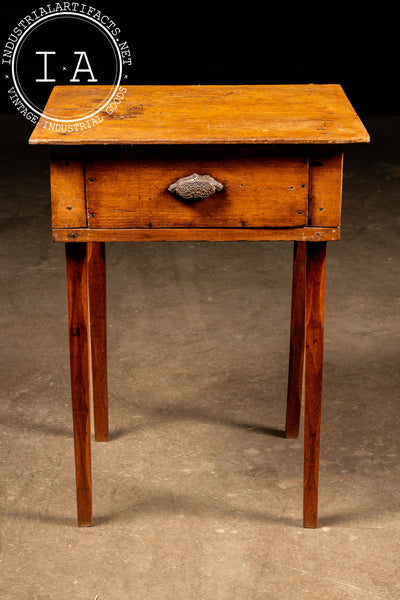 Early Oak Farmhouse Side Table