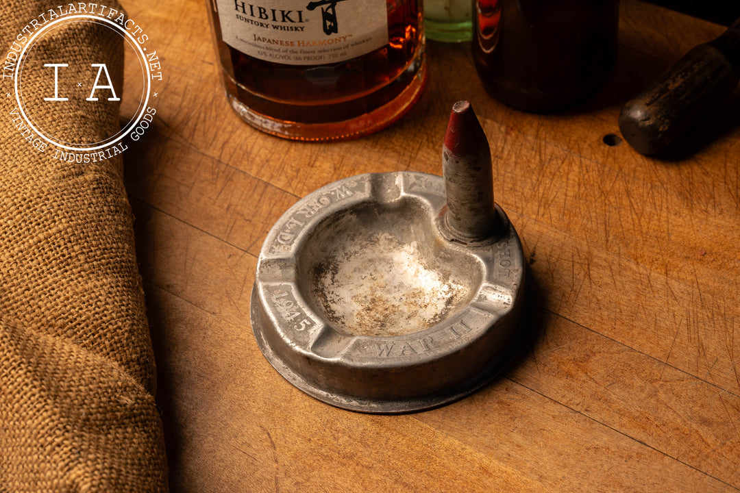 Vintage 20mm Shot WWII Ashtray – Industrial Artifacts