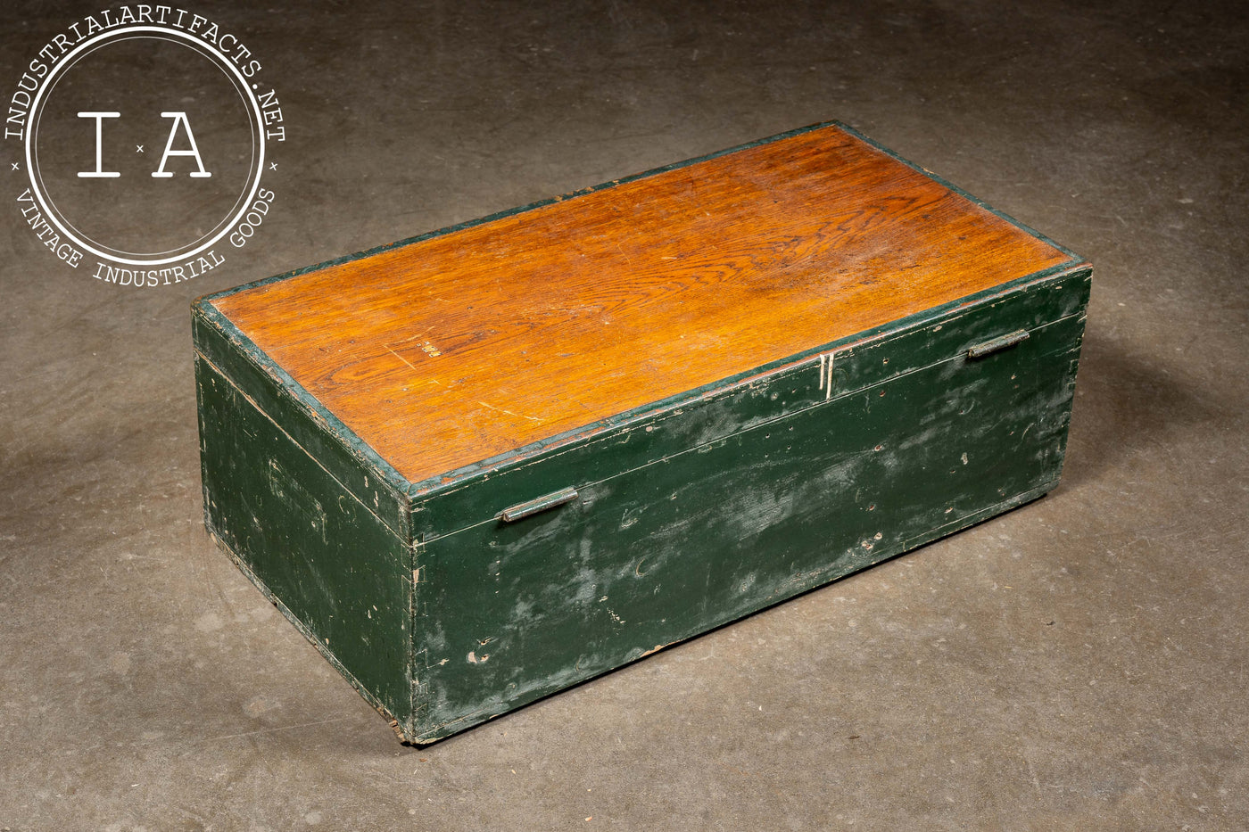 Vintage Swedish Wooden Trunk