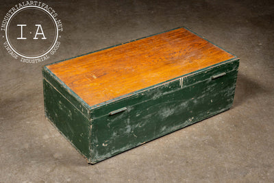 Vintage Swedish Wooden Trunk