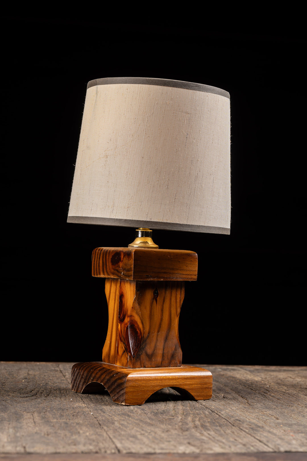 c. 1970 Laminated Wood Lamp by Alabama Lamp – Industrial Artifacts