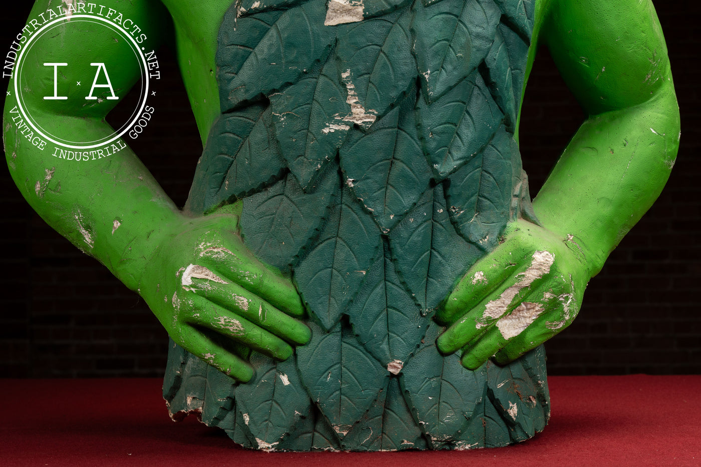 Vintage Jolly Green Giant Foam Advertising Statue
