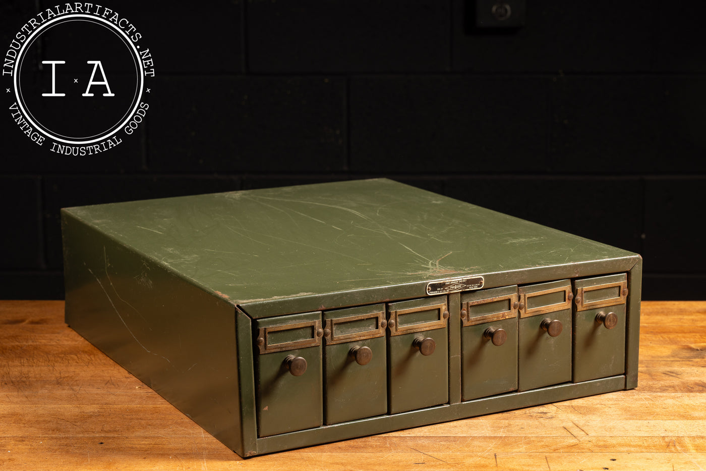 Vintage Industrial 6-Tray-Drawer Cabinet by Paragon