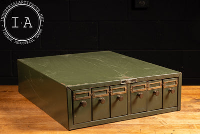 Vintage Industrial 6-Tray-Drawer Cabinet by Paragon