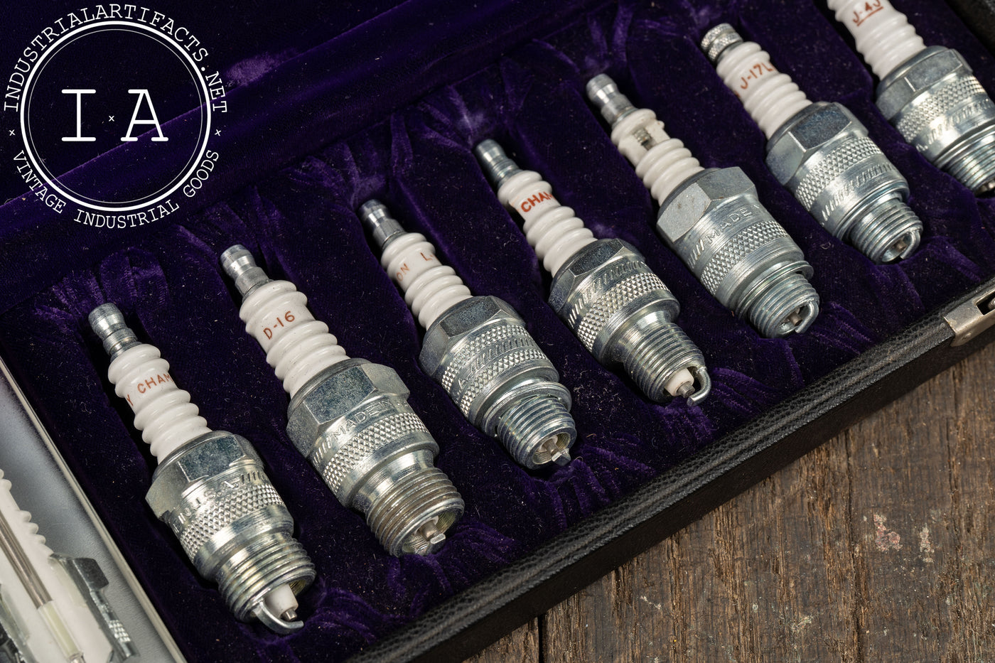 Vintage Champion Spark Plugs Salesmans Kit