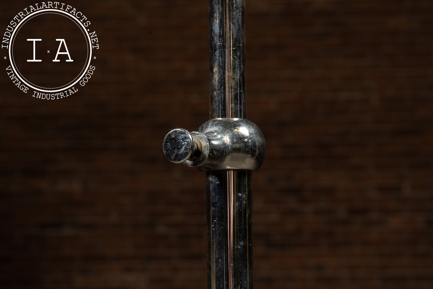 Vintage Art Deco Nickel-Plated Garment Rack
