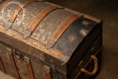 19th Century Swedish Dome Top Trunk