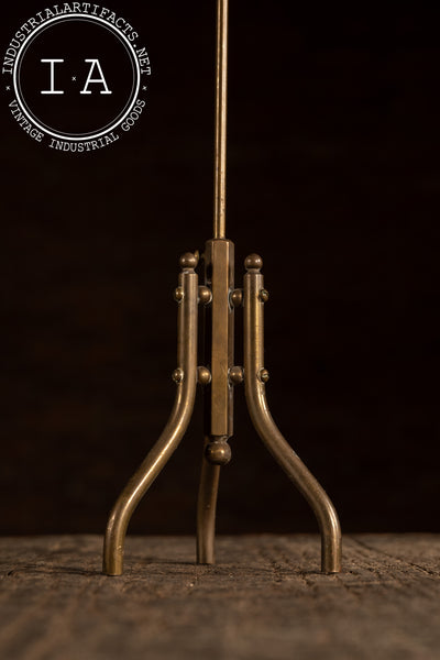 Antique Brass Tabletop Mercantile Display Stand