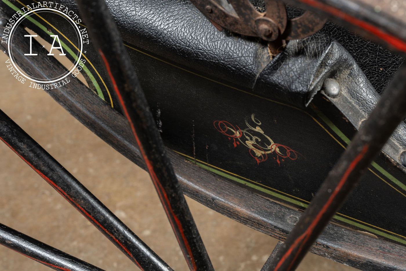 Late 19th Century Children's Buggy in Black