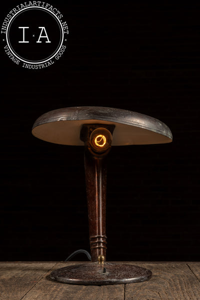 c. 1930 Faries Eye-Saver Cobra Table Lamp