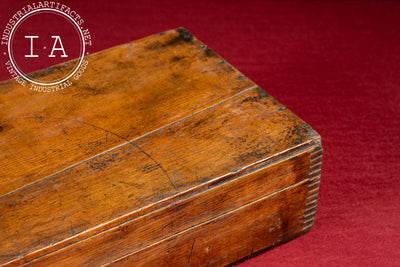 Antique Wooden Box-Joint Storage Case