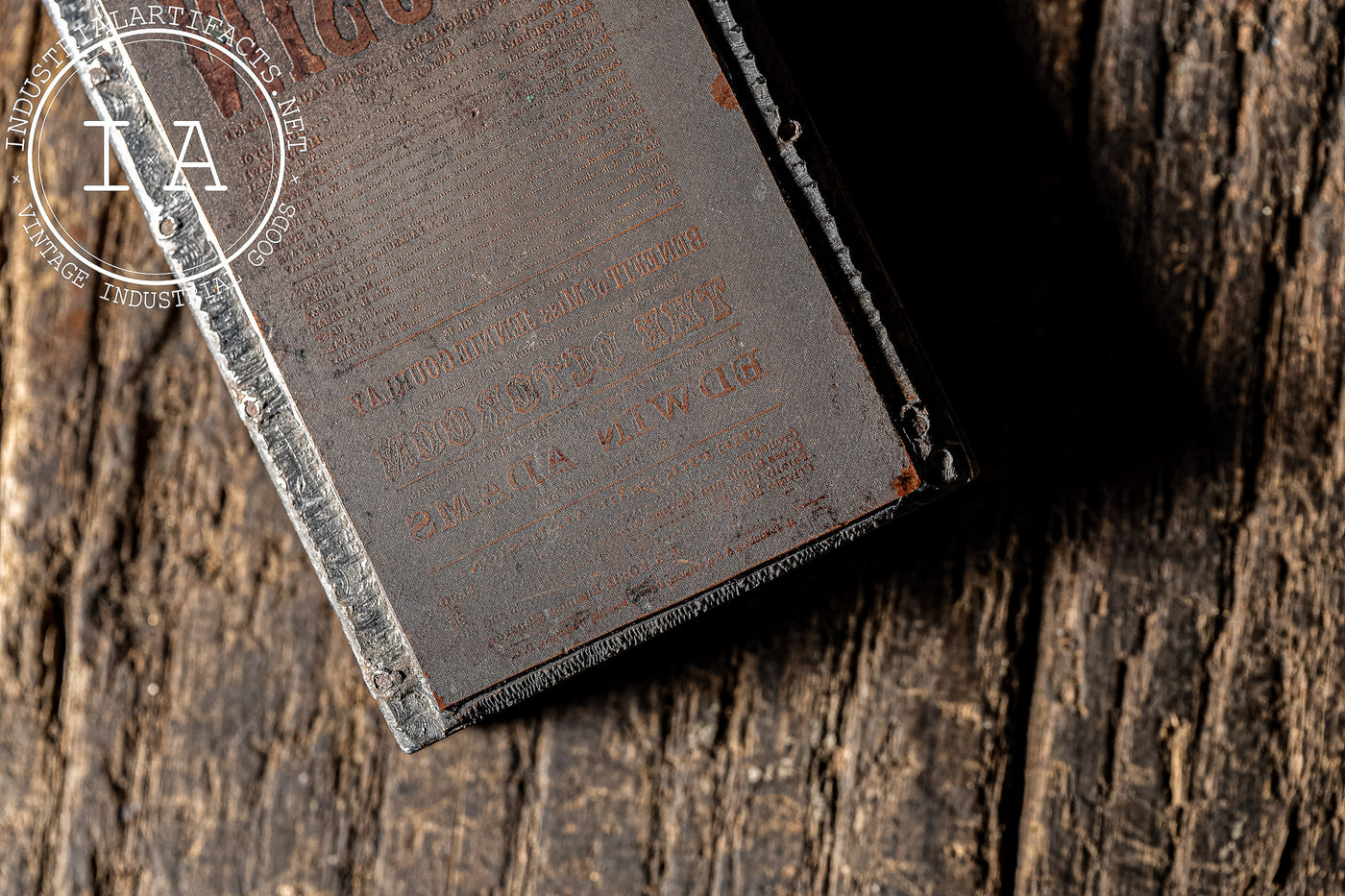 19th Century Ford’s Theatre Printing Block – "Our American Cousin"