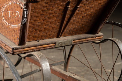 Late 19th Century Oak Baby Carriage by J. S. Ford Johnson