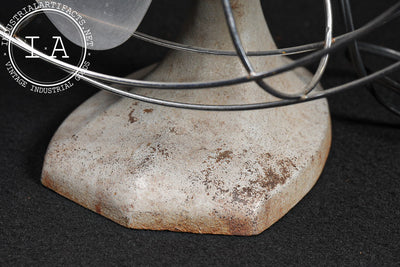 Vintage Model 62 Oscillating Desk Fan by Manning Bowman