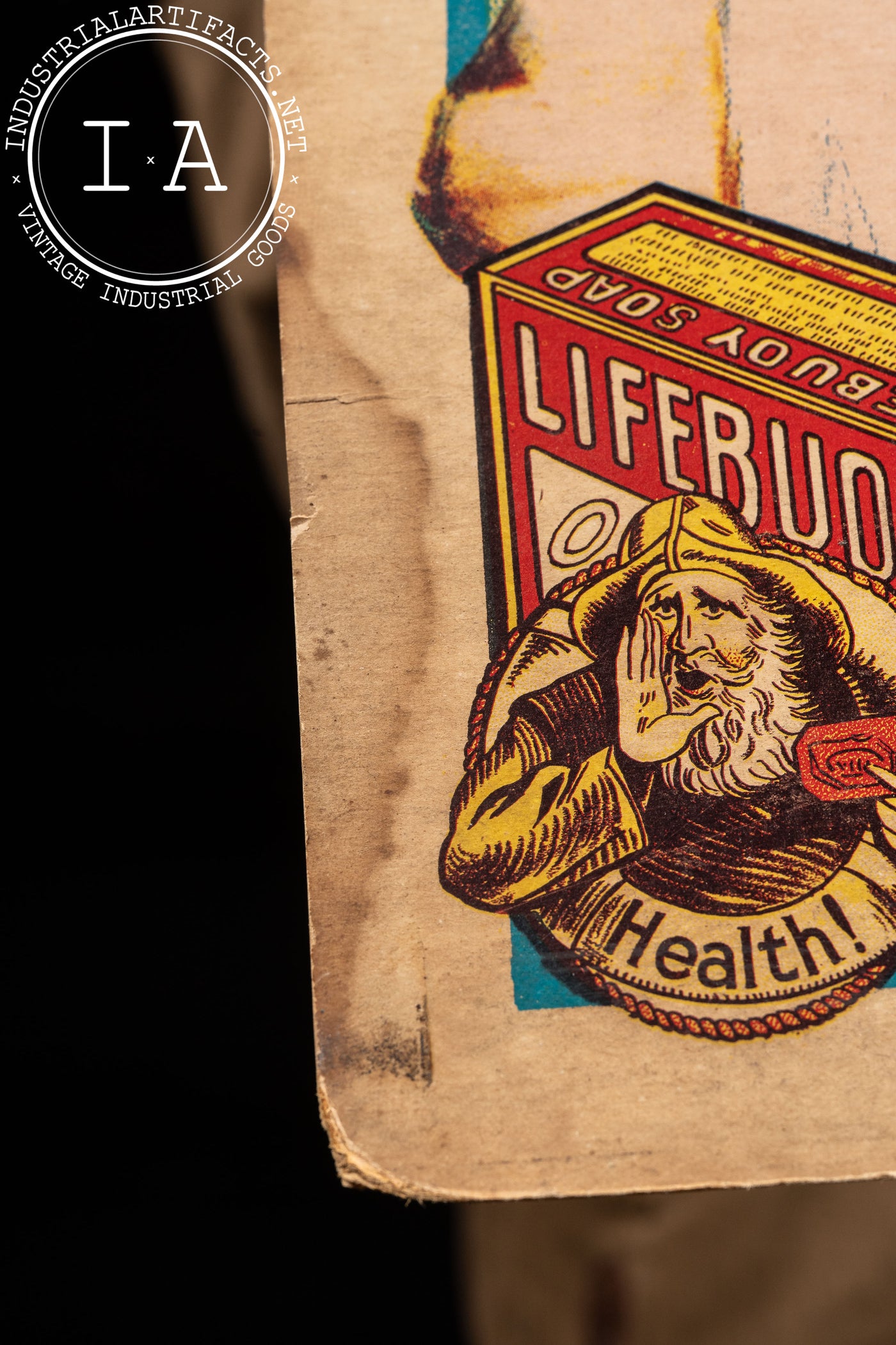 Vintage Lifebuoy Health Soap Cardstock Ad