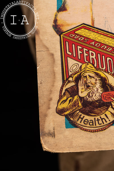 Vintage Lifebuoy Health Soap Cardstock Ad