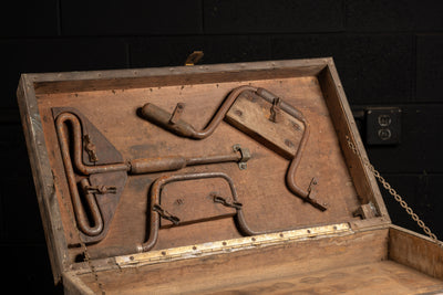 Early 20th Century Tool Chest With Tools