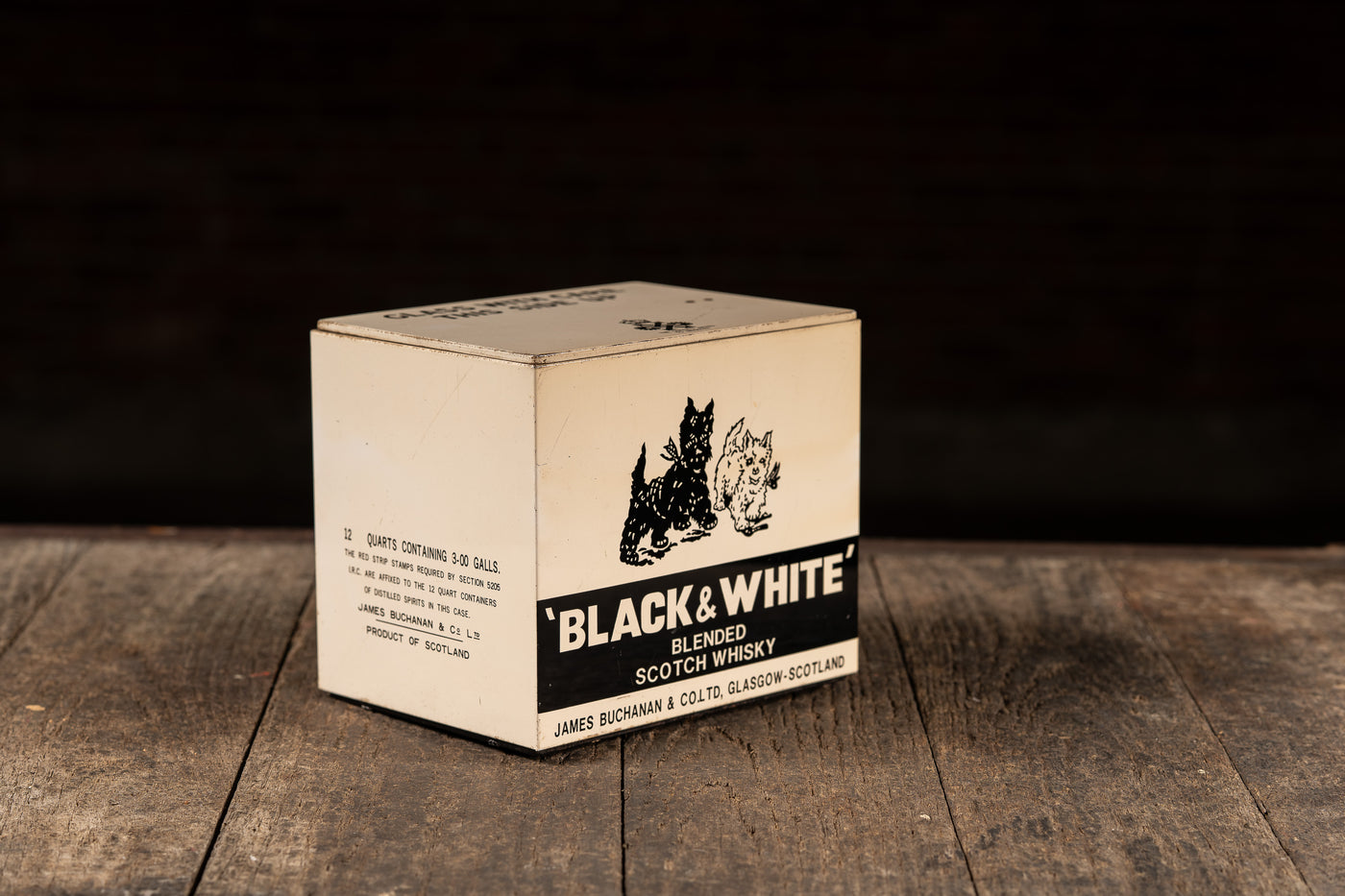 Vintage Black & White Scotch Advertising Animatronic - Scottish Terriers