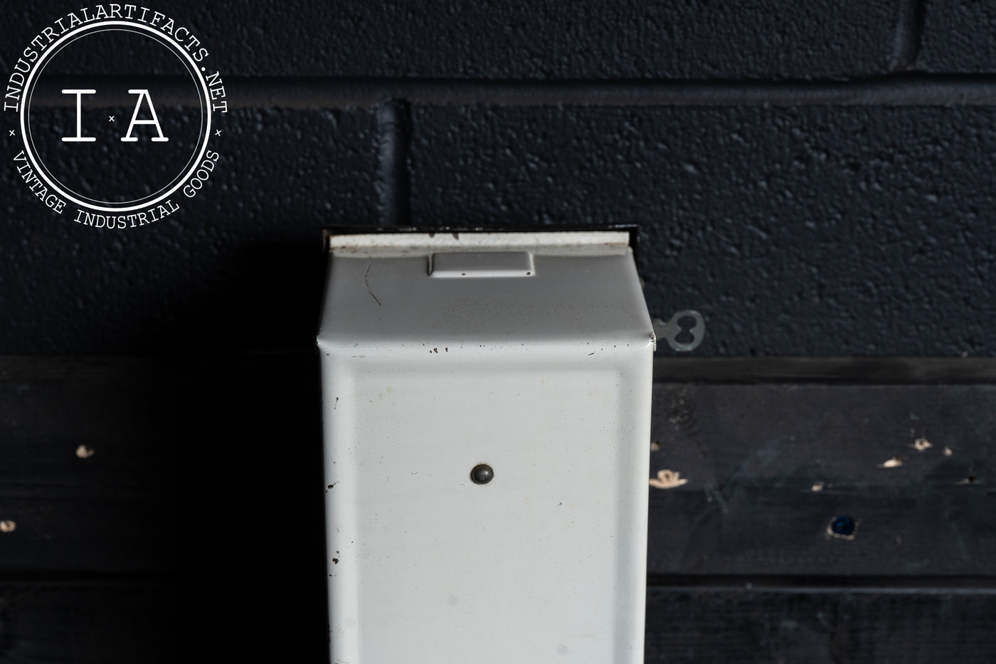 Porcelain Enamel Coin Op Sanitex Dispenser