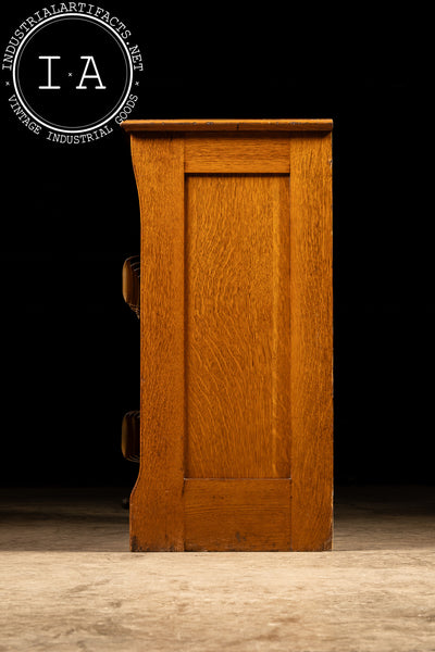 Early 20th Century Y & E Oak Document Filing Cabinet