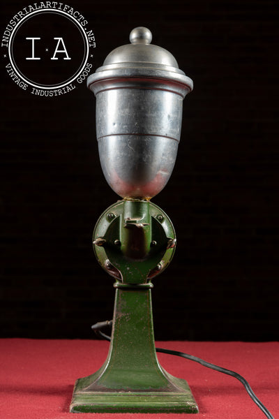 Vintage Cast Iron & Aluminum Electric Coffee Grinder by Holwick
