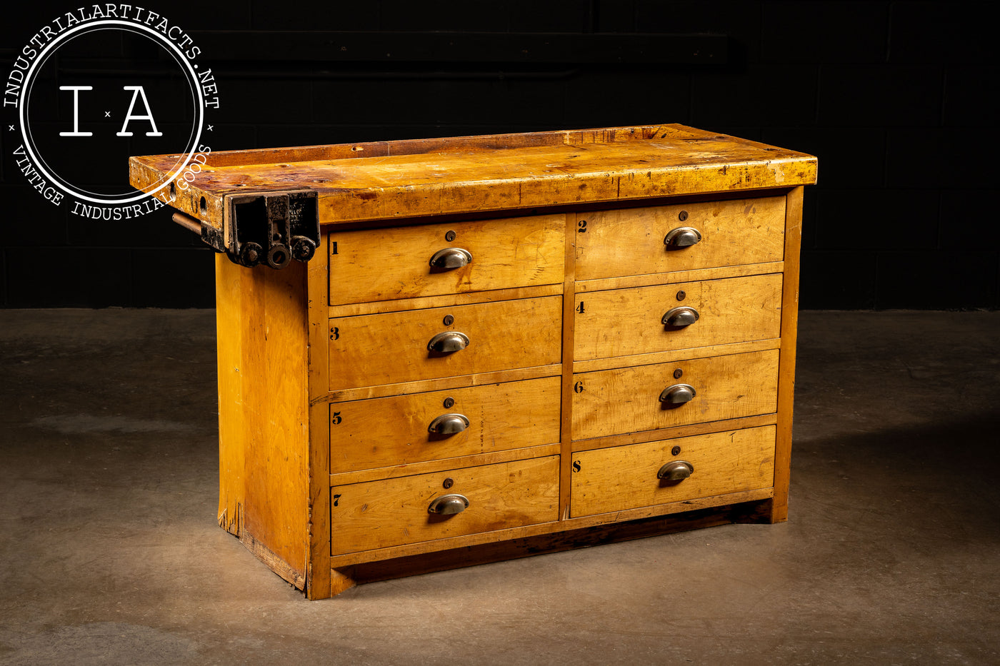 Antique Wooden Workbench