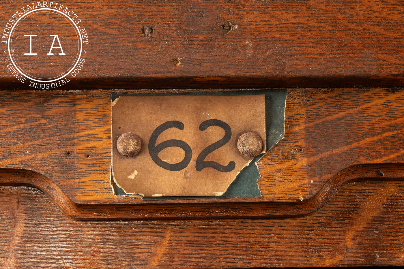 Large Antique Tiger Oak Flat File