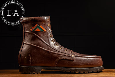 Oversized Chalkware Boot Trade Display for Red Wings "Hi-Peaks"