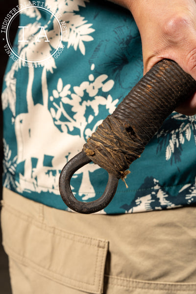 c. 1900s Butcher's Hog Splitter with Twine-Wrapped Handle