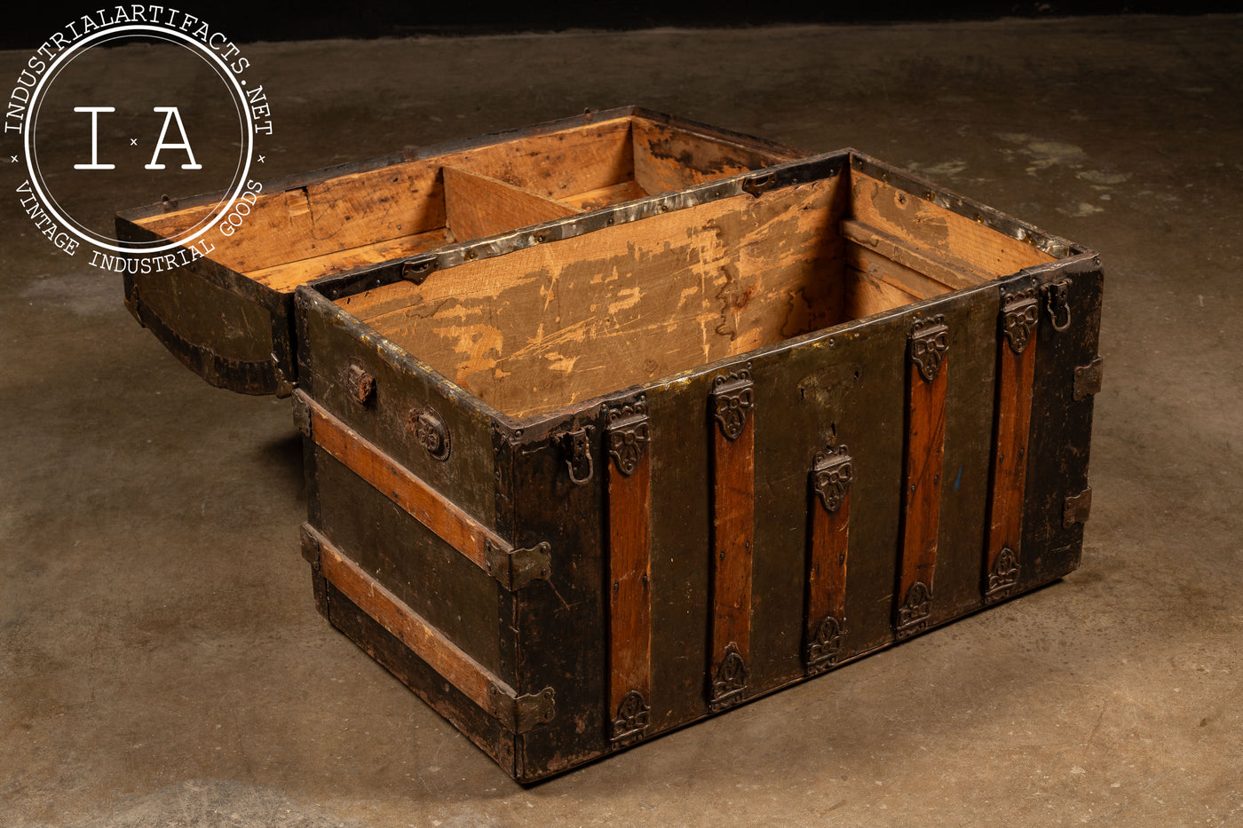 Late 19th Century Steamer Trunk