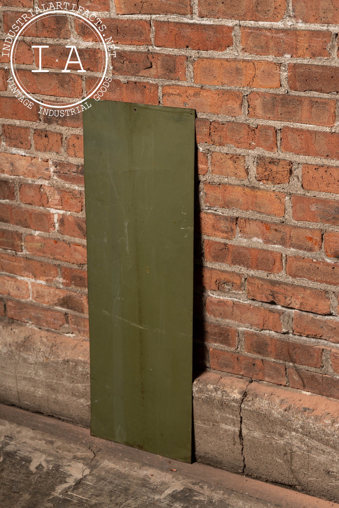 Early 20th Century Hand-Painted "F. L. Grant" Tin Ithaca Sign