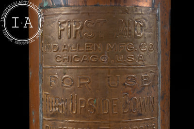 Antique Copper Fire Extinguisher