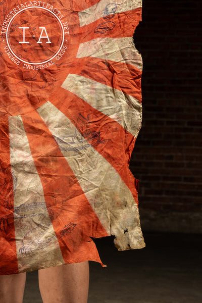 Vintage Japanese "Rising Sun" Flag (Kyokujitsu-Ki)