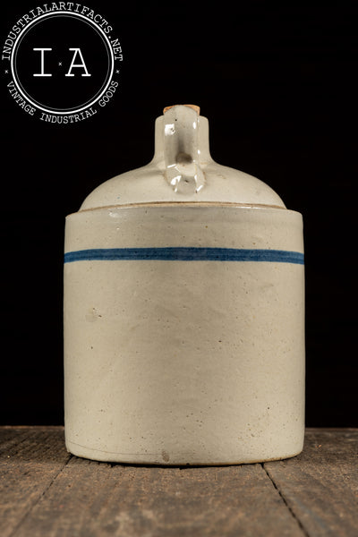 Early 20th Century 1-Gal. Stoneware Crock by Blue Band