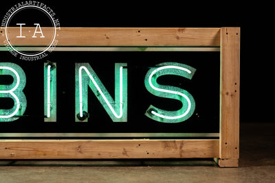 Vintage "Cabins" SSP Neon Sign