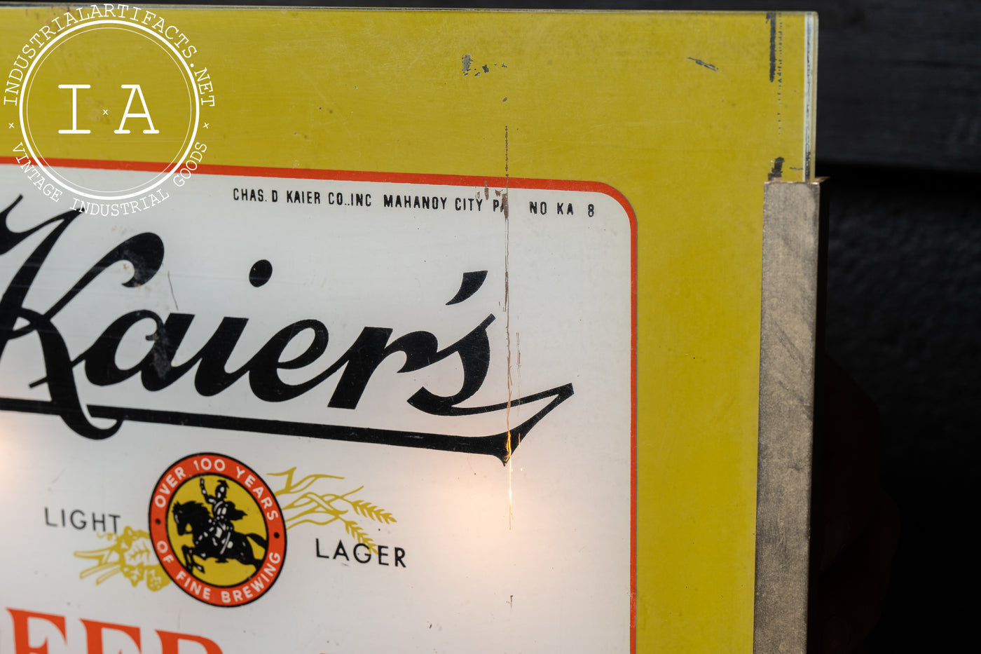 Vintage Kaier's Beer Ale Lighted Sign