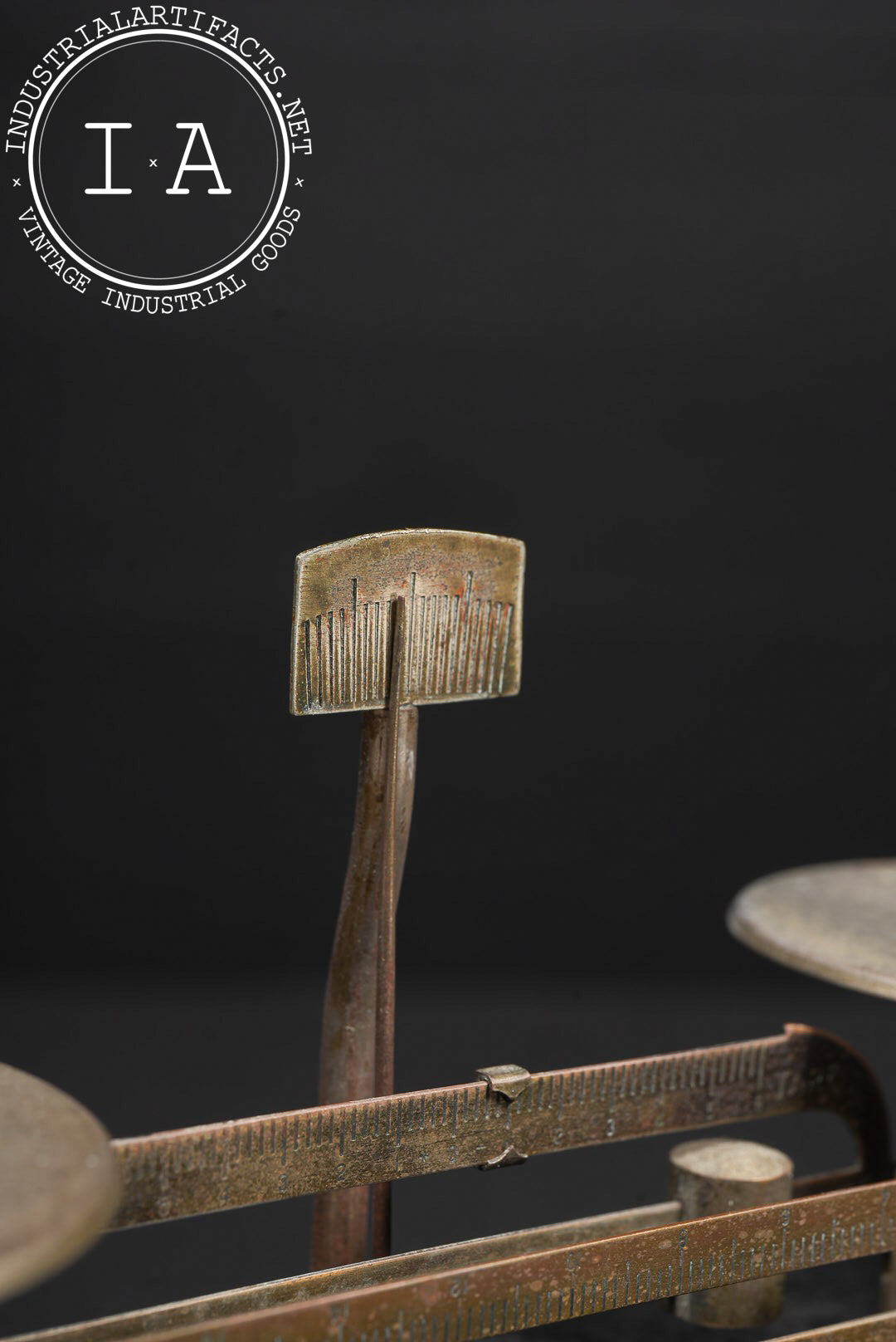 Antique Scientific Balance Scale with Weights