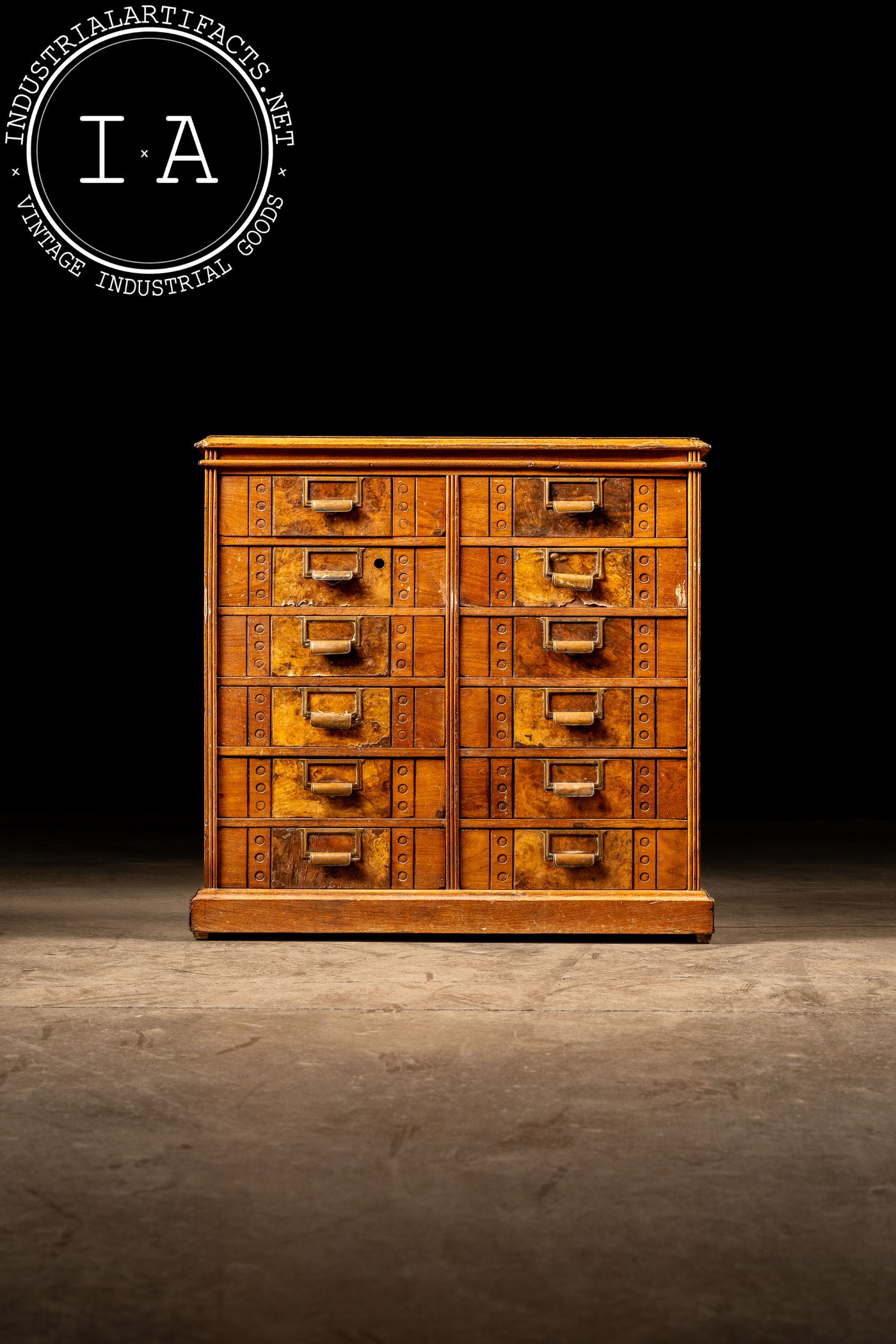 Late 19th Century Birds Eye Maple-Faced Cabinet