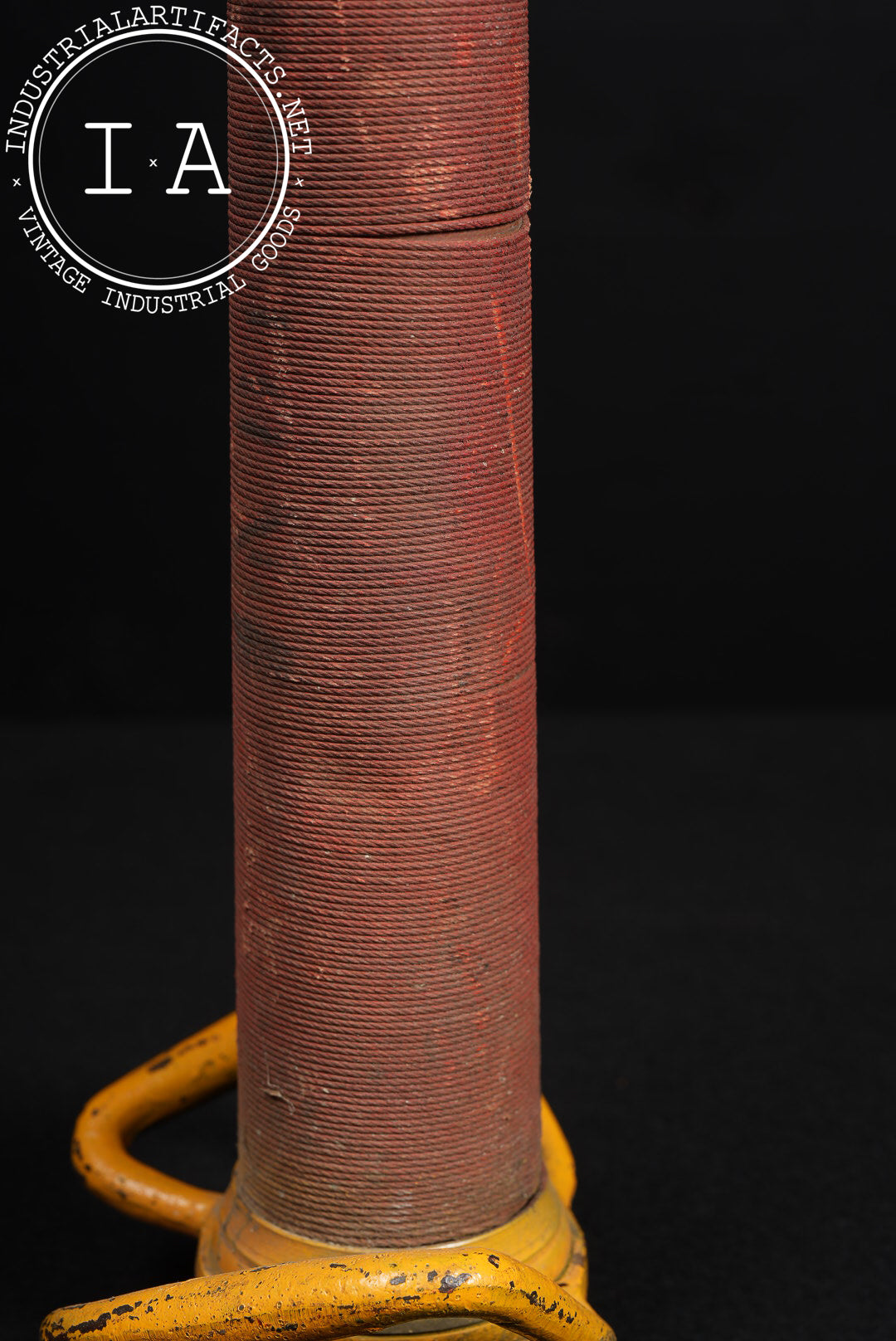 Antique Cast Iron Fire Hose Nozzle by Boston Woven Hose & Rubber Co.