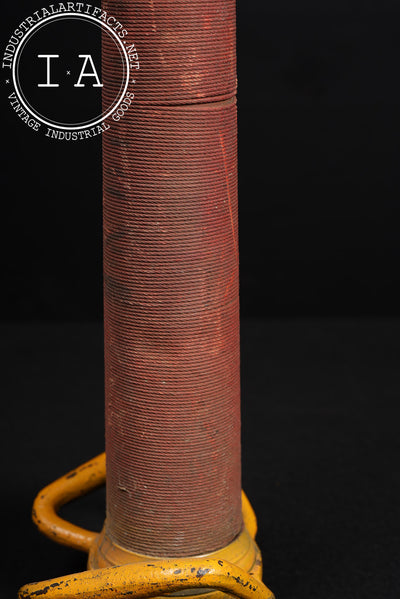Antique Cast Iron Fire Hose Nozzle by Boston Woven Hose & Rubber Co.