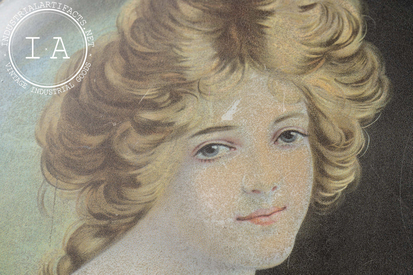 Lenore | Late 19th Century Geyer Self-Framed Tin Litho Sign