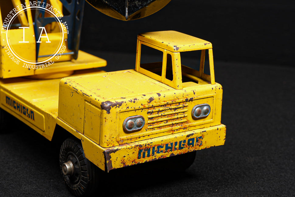 Vintage Michigan Shovel Crane Pressed Steel Toy Truck Model T-24 by Ny-Lint