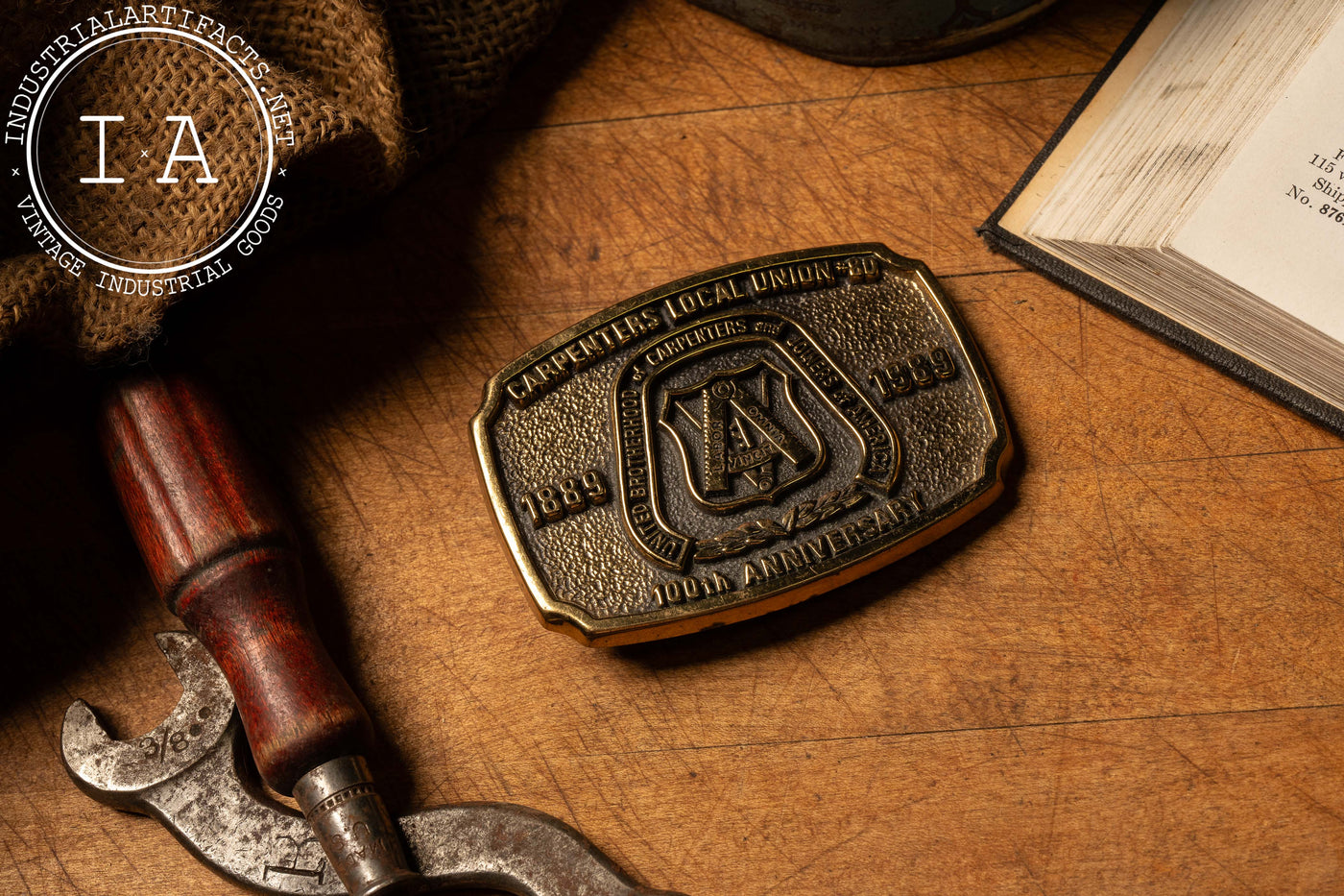 1989 Carpenters Union Commemorative Buckle