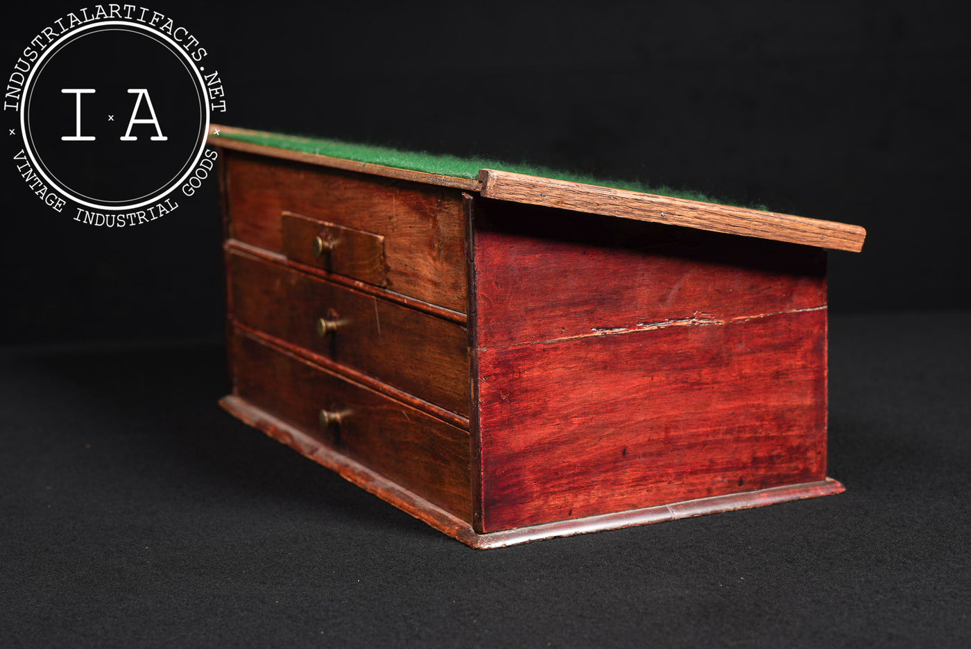 Antique Prym Advertising Countertop POS Cabinet