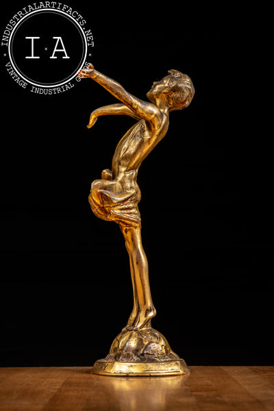 The Good Fairy | Brass McCutcheon Statuette; Signed, Dated