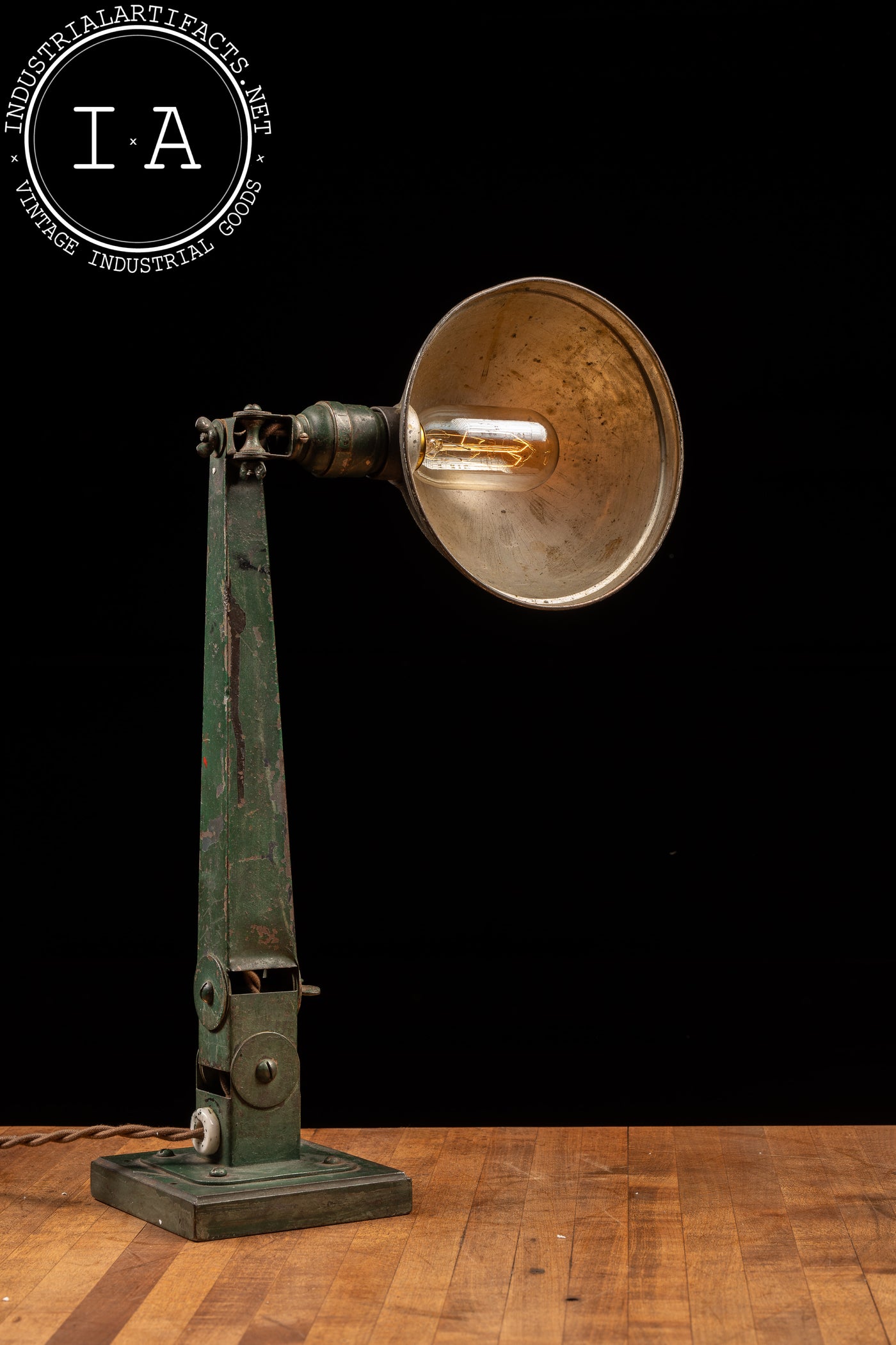 Early 20th Century American Fixture Co. Articulated Task Lamp